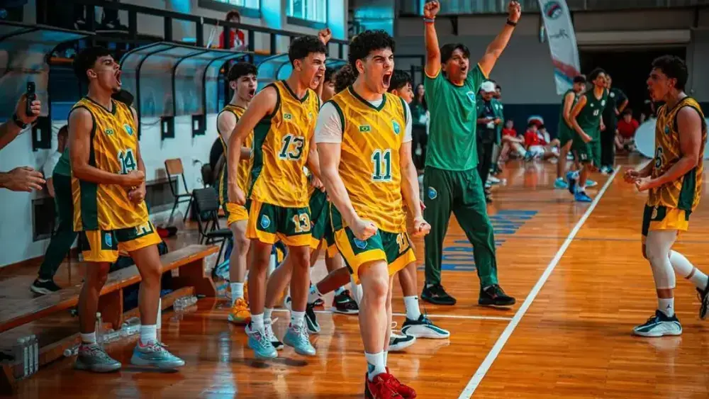 Basquete escolar: MS leva Brasil às oitavas no Mundial da Sérvia