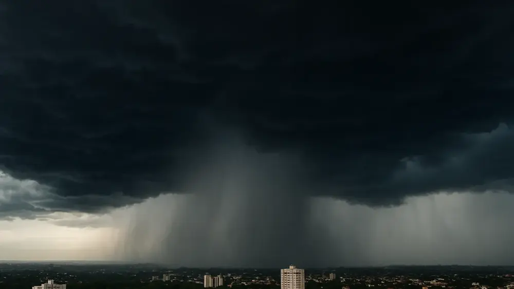 Chuvas intensas em Goiânia e região com frente fria, alerta Cimehgo