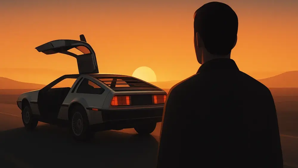 De Volta Para o Futuro: Fox e o Icônico DeLorean da Viagem no Tempo