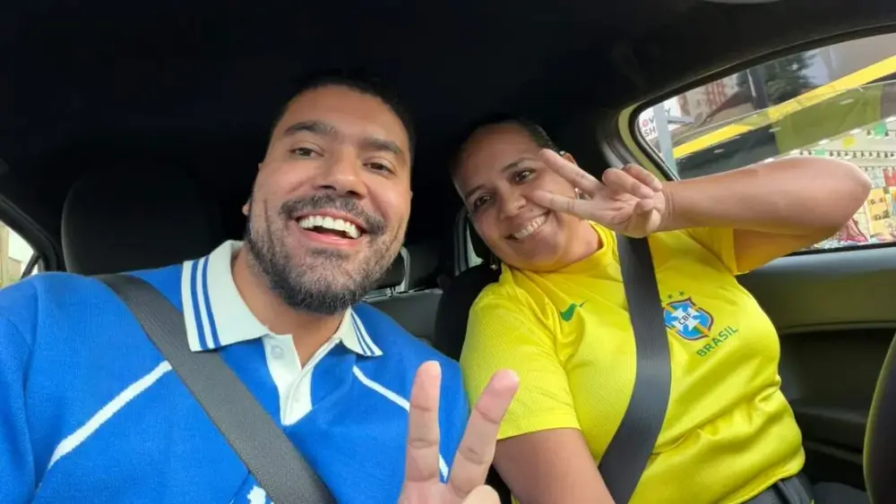 Motoristas de app enfrentam alta na demanda na estreia da Copa