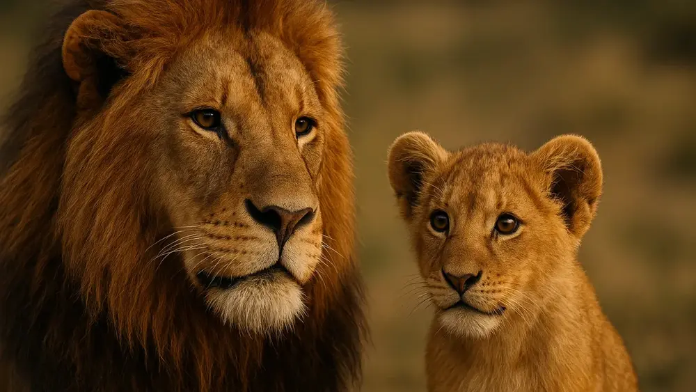 O Segredo Disney: Simba e Mufasa e Suas Expressões REAIS!