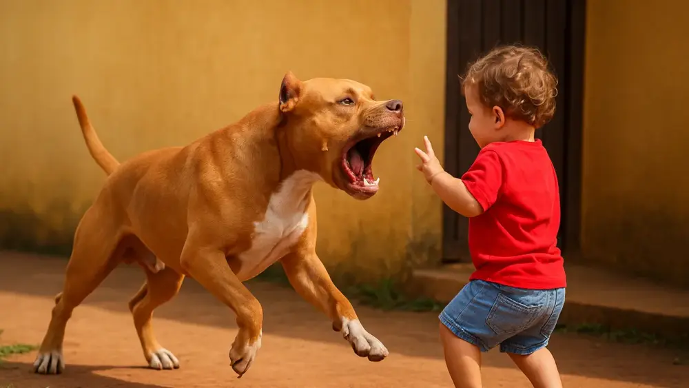 Pit bull ataca criança de 2 anos em Goiânia; veja vídeo