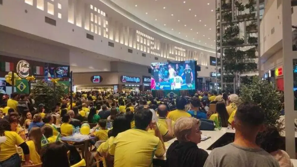 Shoppings de Campo Grande terão horário especial para jogo do Brasil