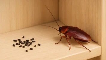 Fezes de barata no armário: como identificar e limpar