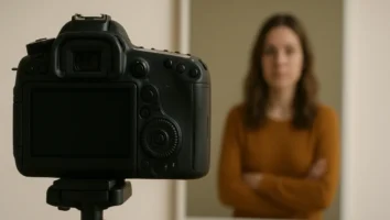 Por que câmera não aparece em cena de espelho?