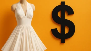 Vestido branco de Marilyn custou quanto?