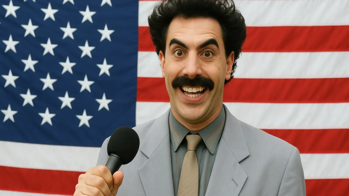 Borat Sacha Baron Cohen documentário falso comédia crítica social