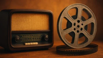 Filmes sobre rádios fictícias criadas apenas dentro do próprio filme