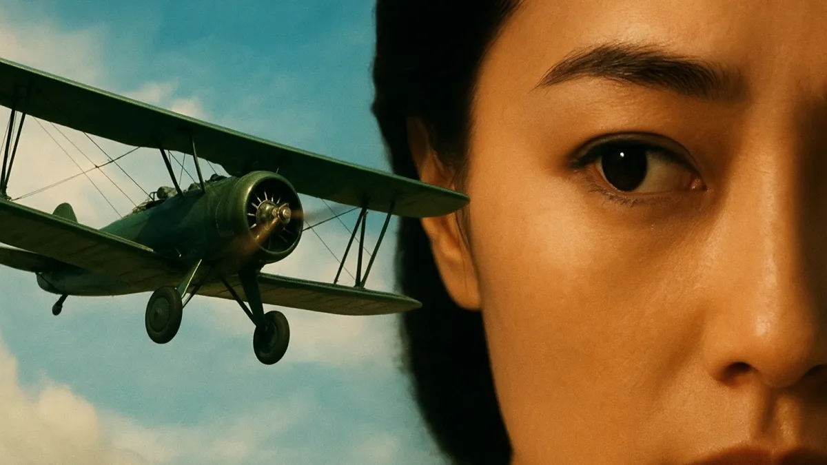 Olhos Inimigo Ang Lee 2003 Taiwan chinês espionagem biplano