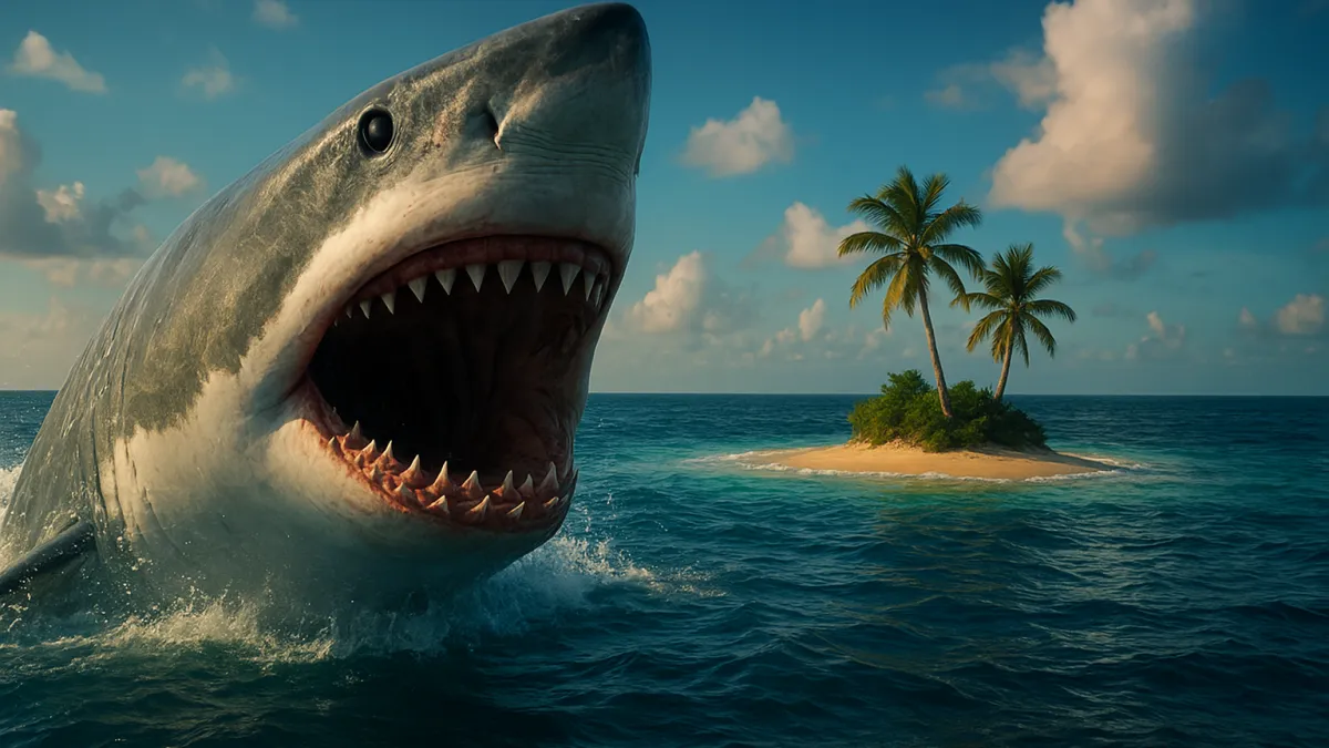 Tubarão de Steven Spielberg ataques ilha terror clássico