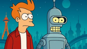 Futurama (1999): Fry e Bender: A aventura épica no futuro!