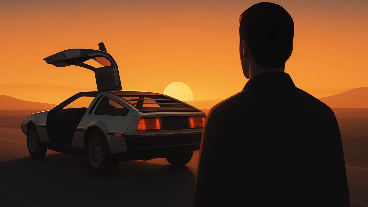 De Volta Para o Futuro: Fox e o Icônico DeLorean da Viagem no Tempo