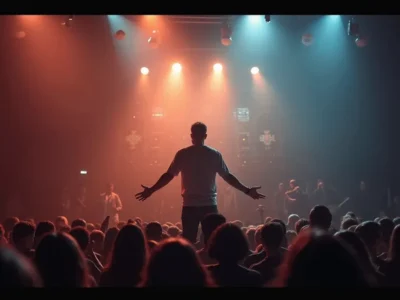 Como os filmes de shows ao vivo são gravados e produzidos