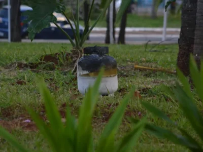 Botijão pega fogo antes do Arraial de Santo Antônio em Campo Grande