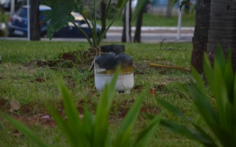 Botijão pega fogo antes do Arraial de Santo Antônio em Campo Grande