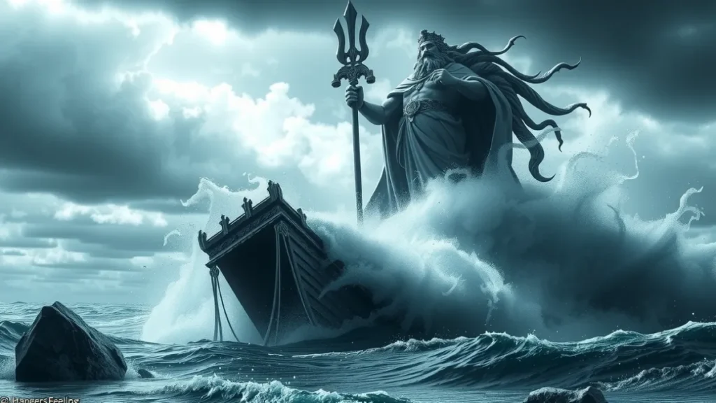 O gigante Polifemo e a vingança de Poseidon contra Odisseu